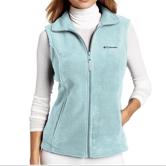 Columbia Jackets & Blazers - Columbia Benton Springs Blue Fleece Vest